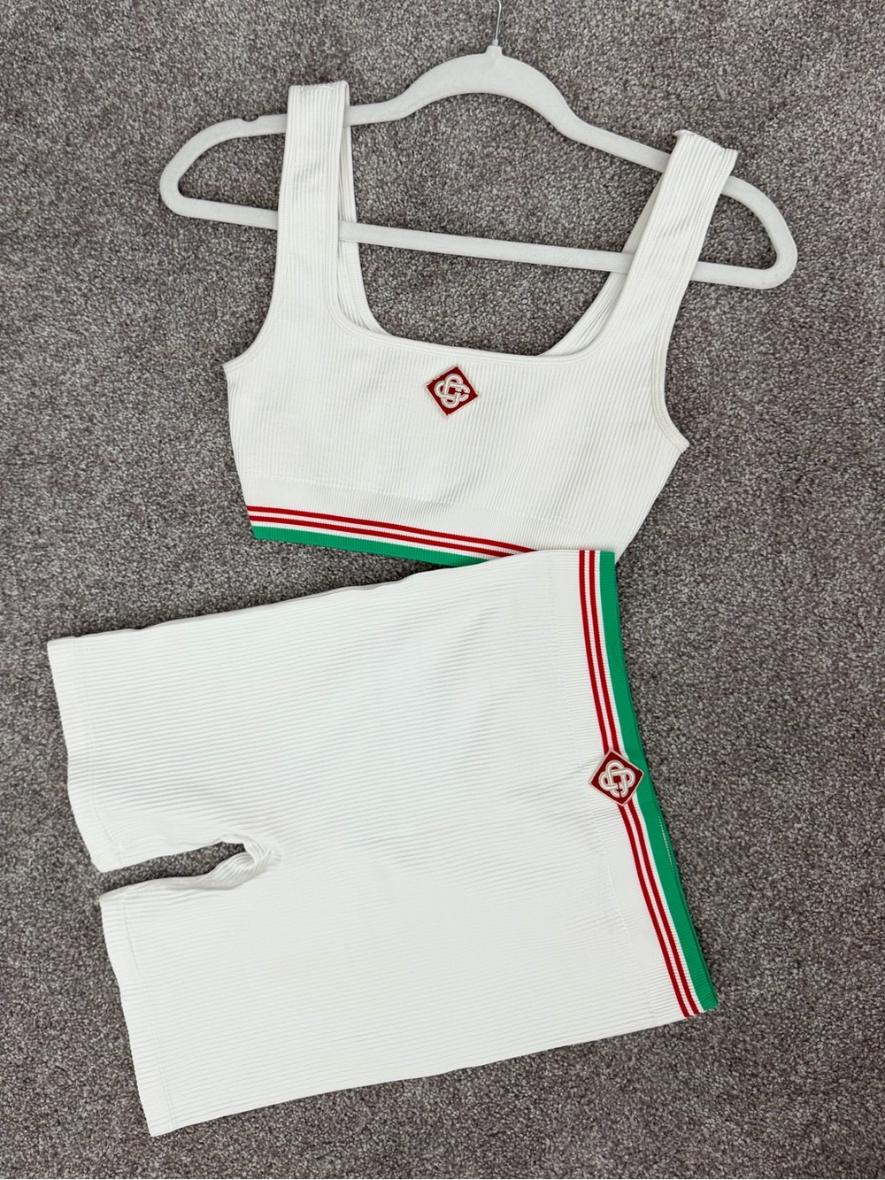 Casa Blanca ribbed set